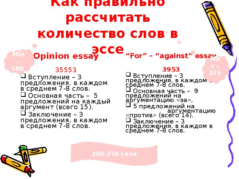 Посчитать без слов. Эссе сколько слов. Сколько процентов в эссе. Сколько градусов в эссе. Как считать слова в эссе.