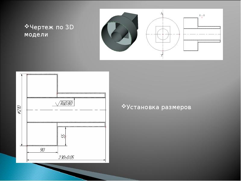 Установленный размер. Отчет по дисциплине слайды.