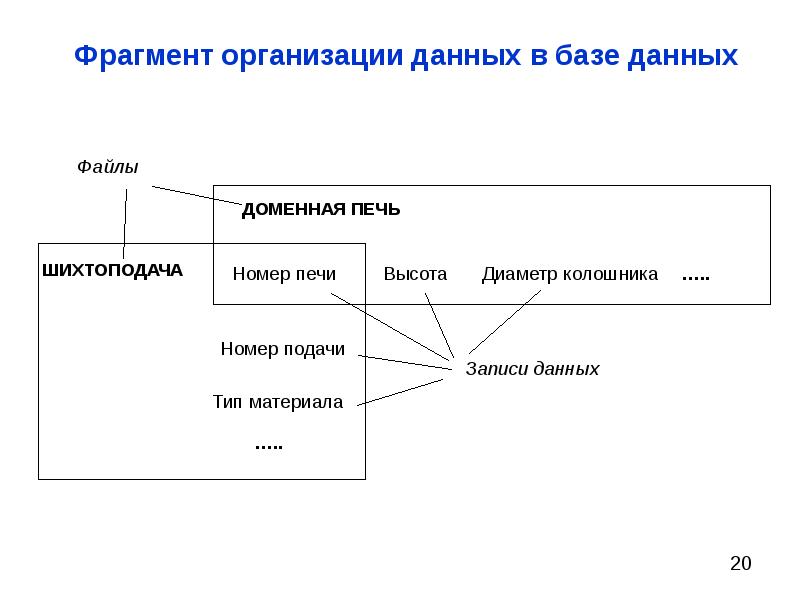 Части информации. ФРАГМЕНТЫ организации. Организация данных запись.