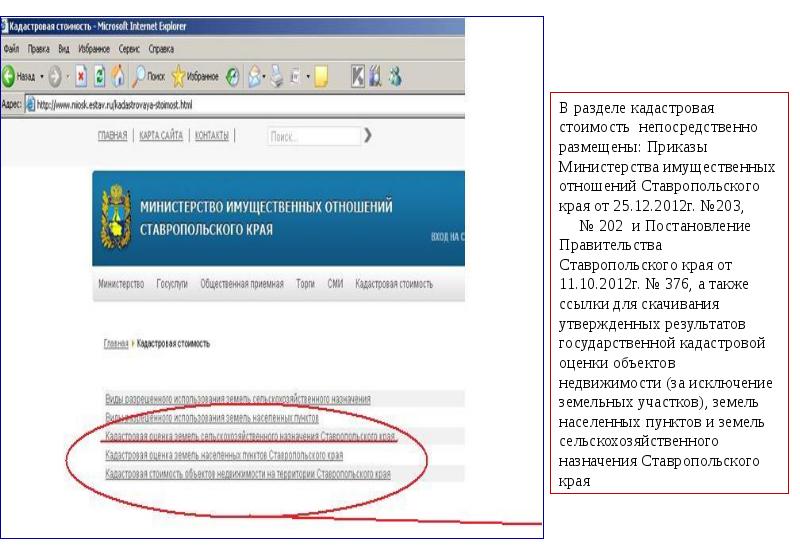 Кадастровый номер ставропольского края. Минимущество Ставропольского края список документов на социализацию.