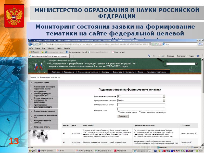 Сайты российскому образованию. Министерство образования. Министерство образования и науки Российской Федерации. Мониторинг Министерства образования. Мониторинг образования Российской Федерации.