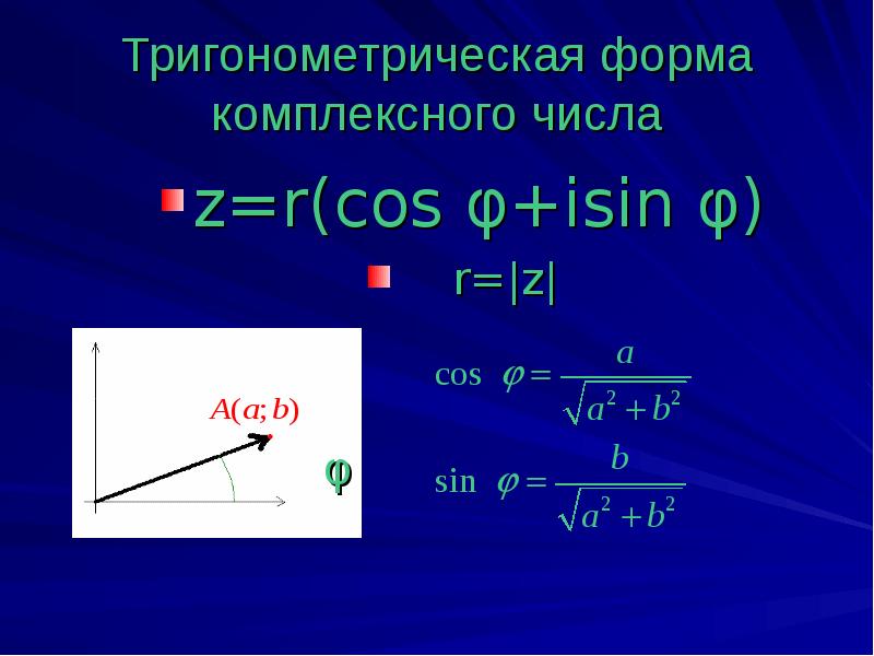 Тригонометрическая форма. Trigonometrichaskaya forma kompleksnogo chislo. Тригонометрическая форма числа. Формы комплексного числа. Тригонометрическая форма комплексного.