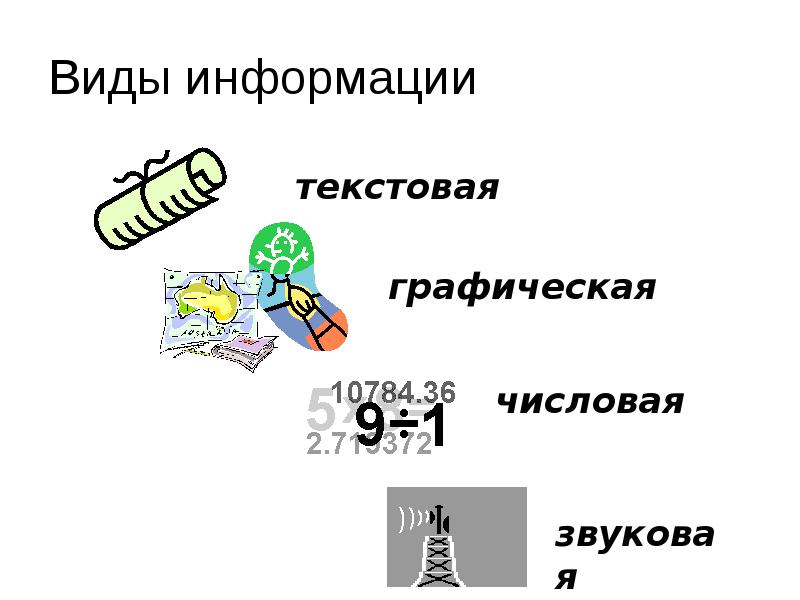 Рисунок текстовая информация