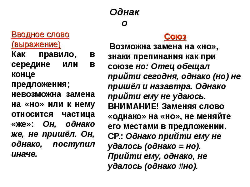 Вводные слова и знаки препинания при них презентация