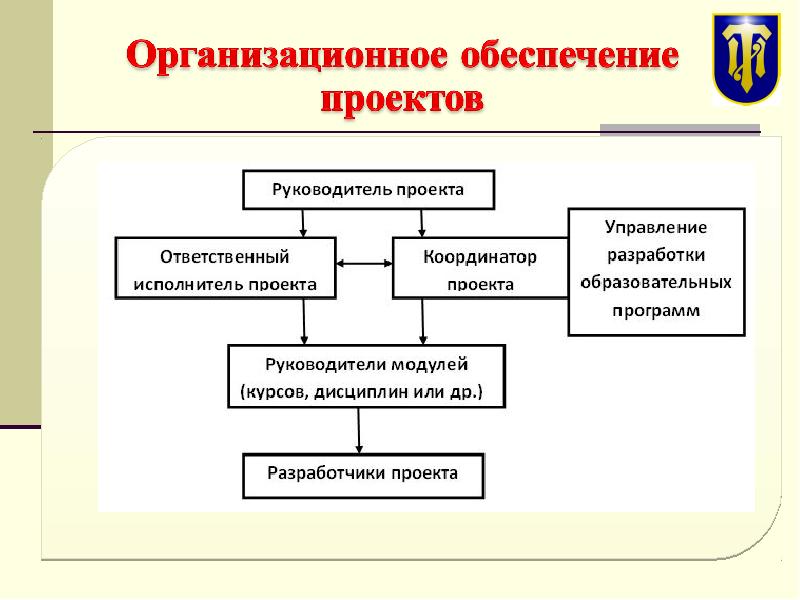 Организационное обеспечение проекта