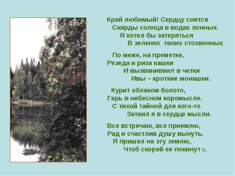 Есенина край любимый сердцу снятся. Родимый край. Село мое родное. Край ты мой любимый есенин. Край ты в сердце моем.