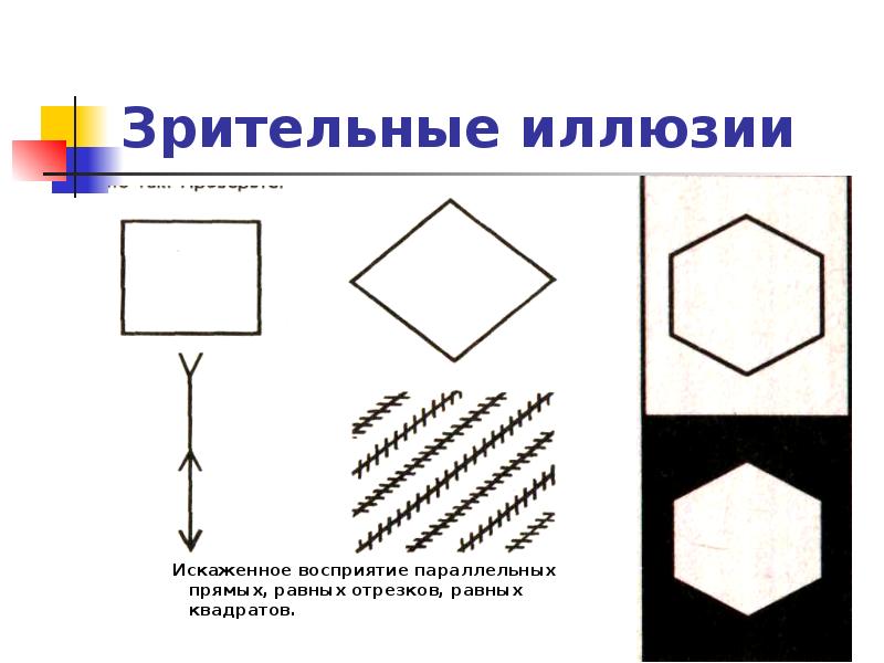 Иллюзия зрительного восприятия проект