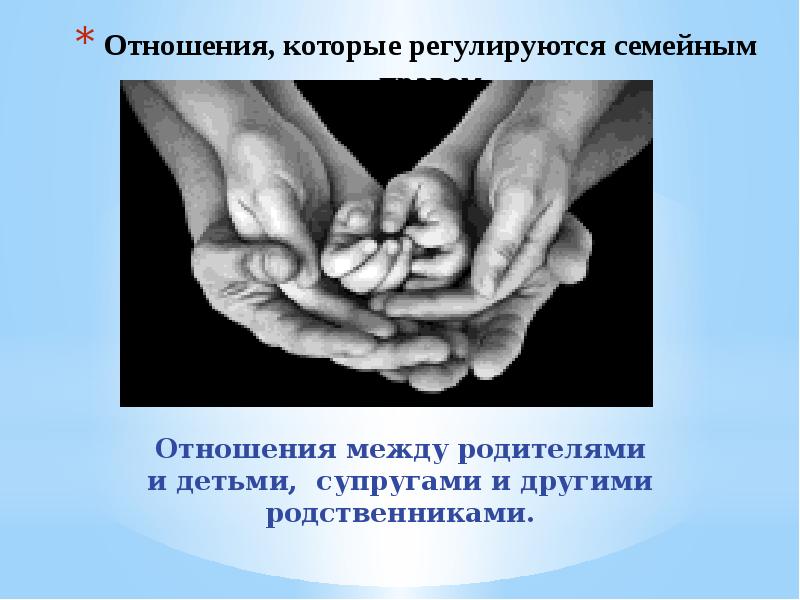 Семейные правоотношения родителей и детей презентация