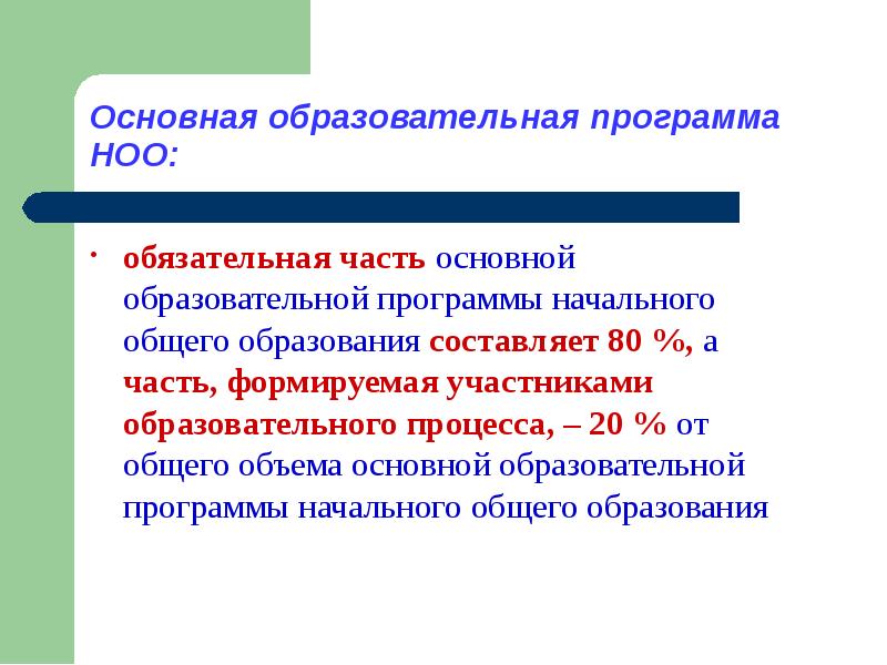 Образовательная программа начального общего образования презентация