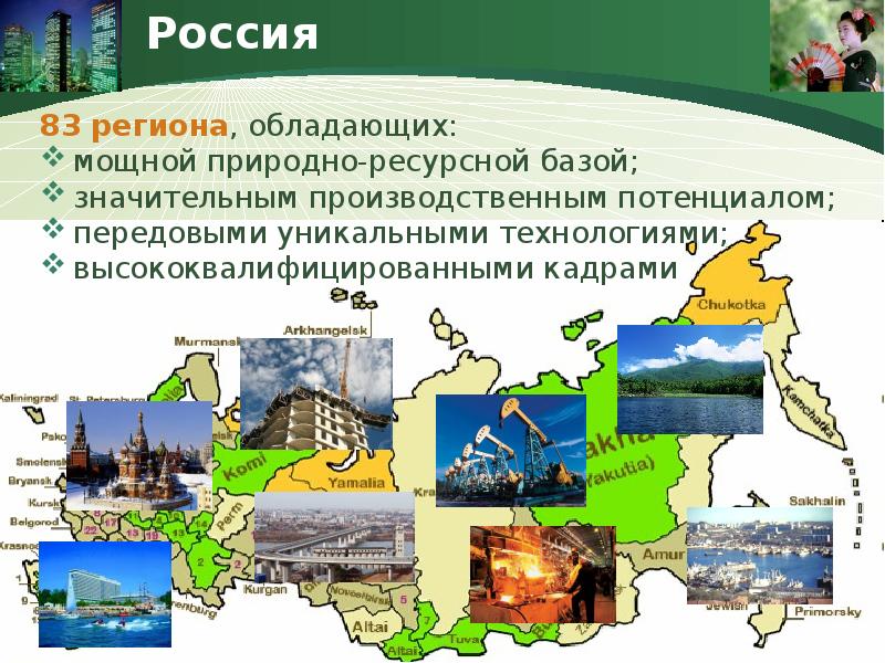 Место россии по природным ресурсам
