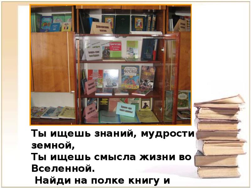 Проект полка книги