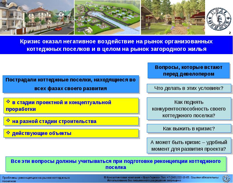 Концепция коттеджного поселка презентация