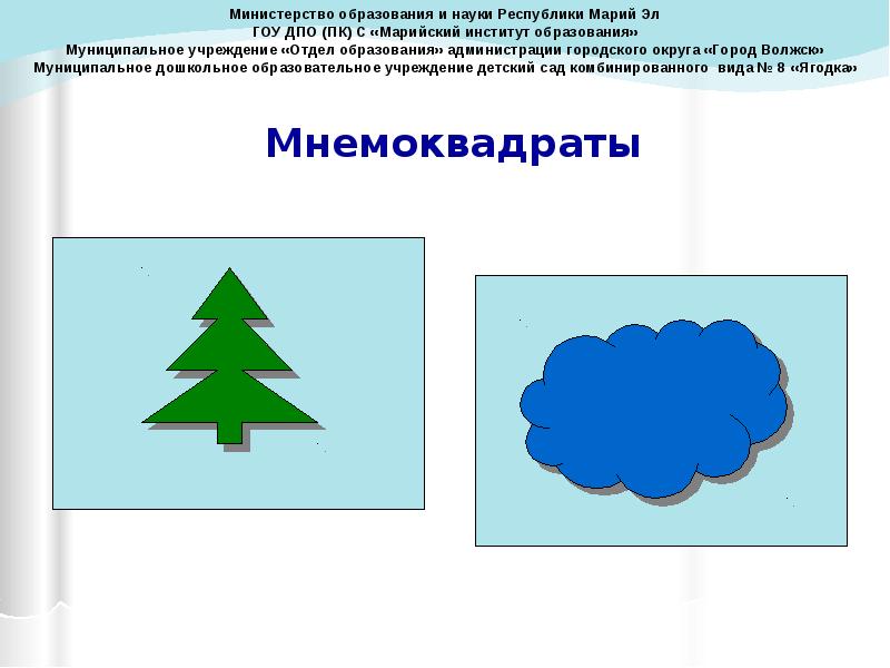 Примеры мнемоквадратов для дошкольников в картинках