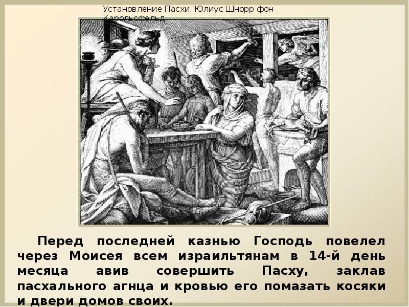 Что вы запомнили из ветхозаветного сказания. Установление ветхозаветной Пасхи. Ветхозаветная Пасха ее значение кратко. Моисей пометил двери кровью. Ветхозаветная Церковь 0 0.