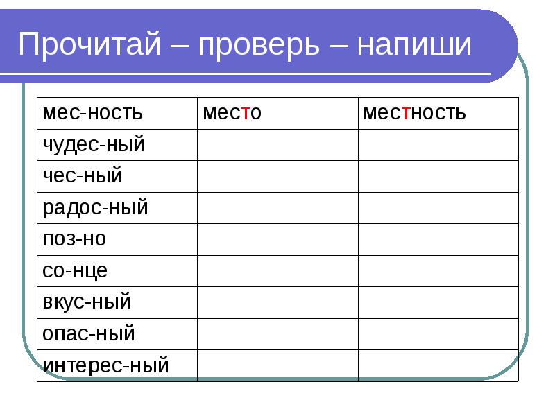 Карточки "Непроизносимые согласные"