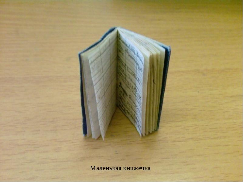 Маленькая книжка