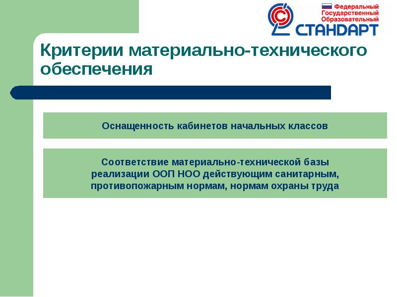Материально техническое обеспечение реализации ооп. Нормативно материальное обеспечивание.