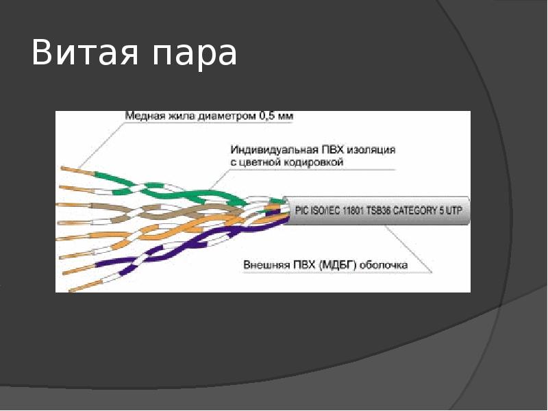 Витая пара презентация