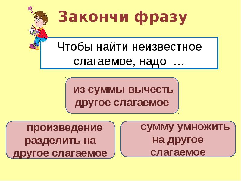 Свойства арифметических действий 4 класс презентация