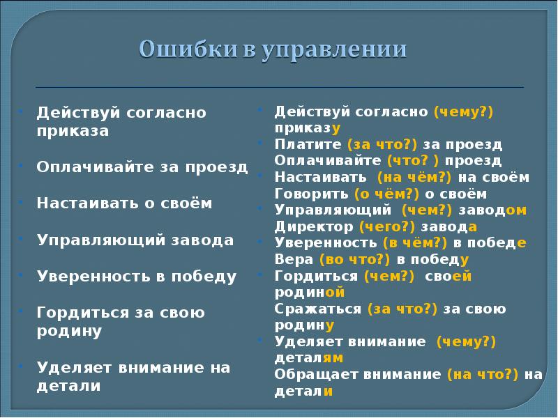 Согласно приказа или приказу как правильно