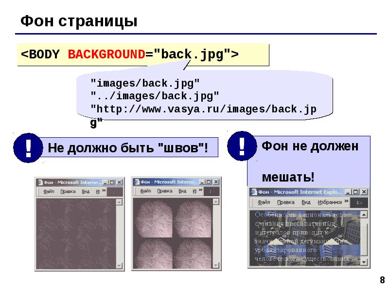 Поляков html презентация