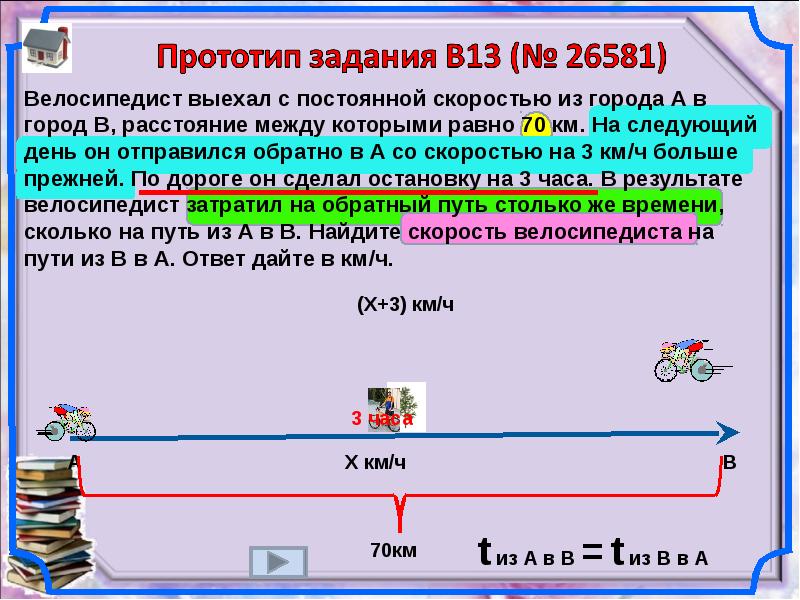 13 км ч. Задачи на движение по прямой. Велосипедист выехал с постоянной скоростью из города. Велосипедист выехал с постоянной скоростью из города а в город в. Задачи на движение по прямой велосипедист.