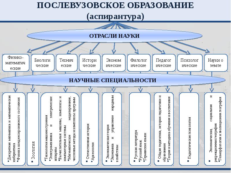 Послевузовское образование это