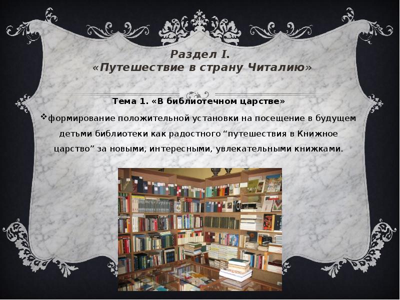 Путешествие в книжное царство презентация