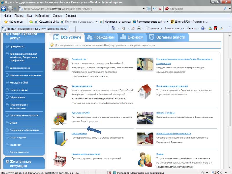 Каталог областей. Услуги Кировская область. Каталоги услуги Россия. Портал государственных услуг Кировской области контакты.