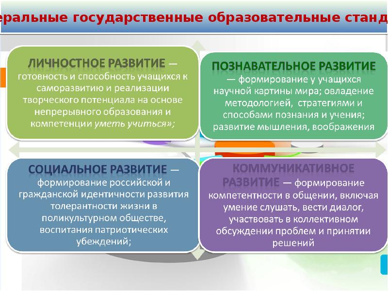 Образовательные стандарты определяют