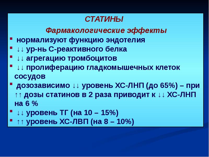 Противоатеросклеротические средства презентация