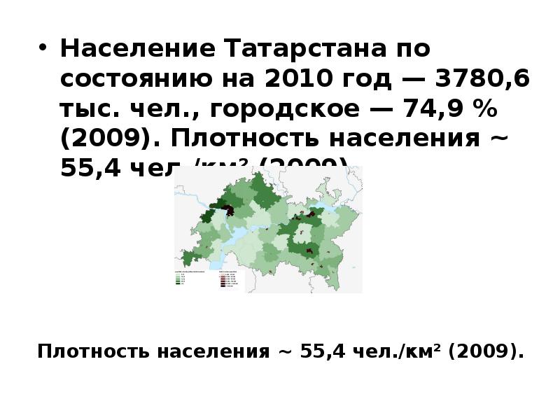 Проект население татарстана