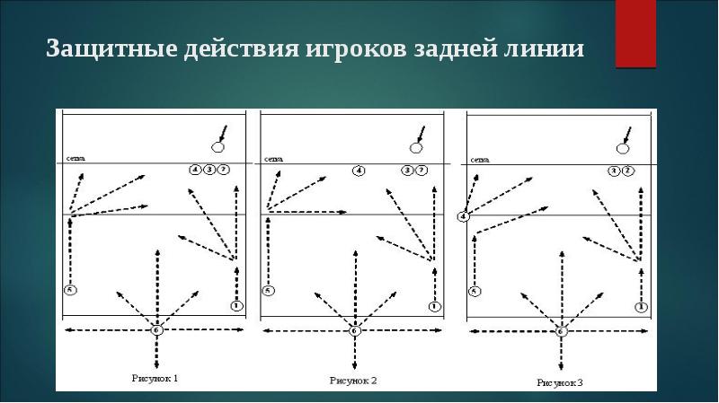 Схемы защиты в волейболе