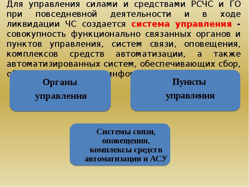 Управление силами и средствами