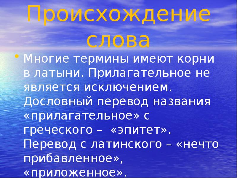 Много терминов