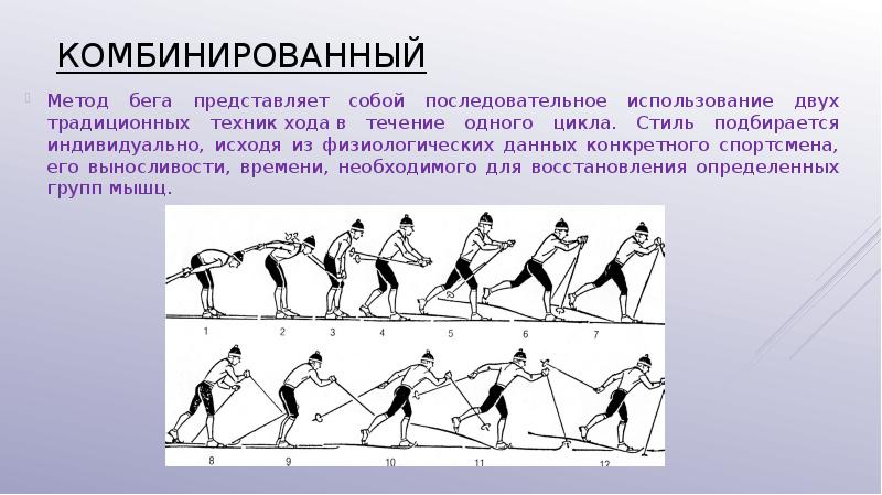 Техника лыжных ходов. Комбинированный лыжный ход. Комбинированные лыжные ходы. Комбинированный ход на лыжах техника. Одновременный двухшажный ход.