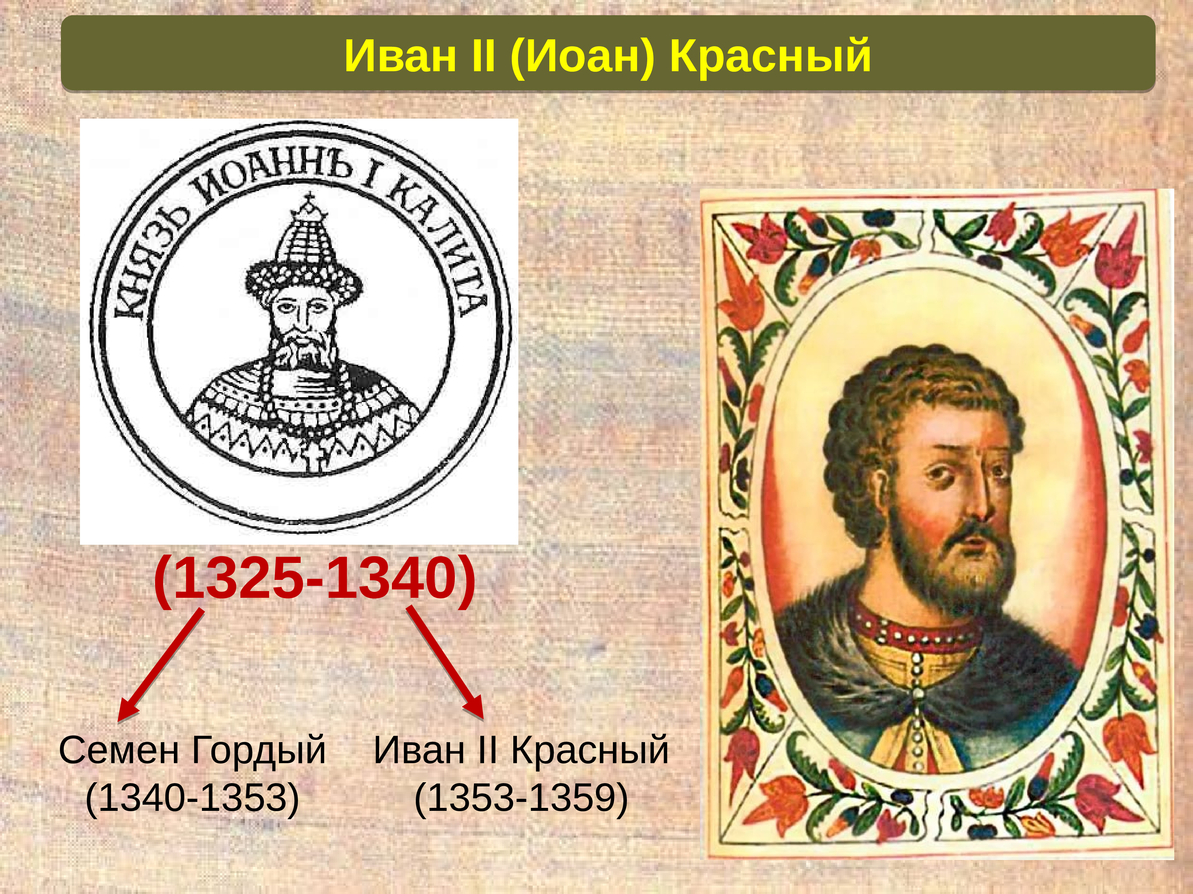 2 московский князь. Иван II красный (1353-1359). Семен гордый Московский князь. Иван красный(1353-1359) вне. Иван красный 1353 1359.