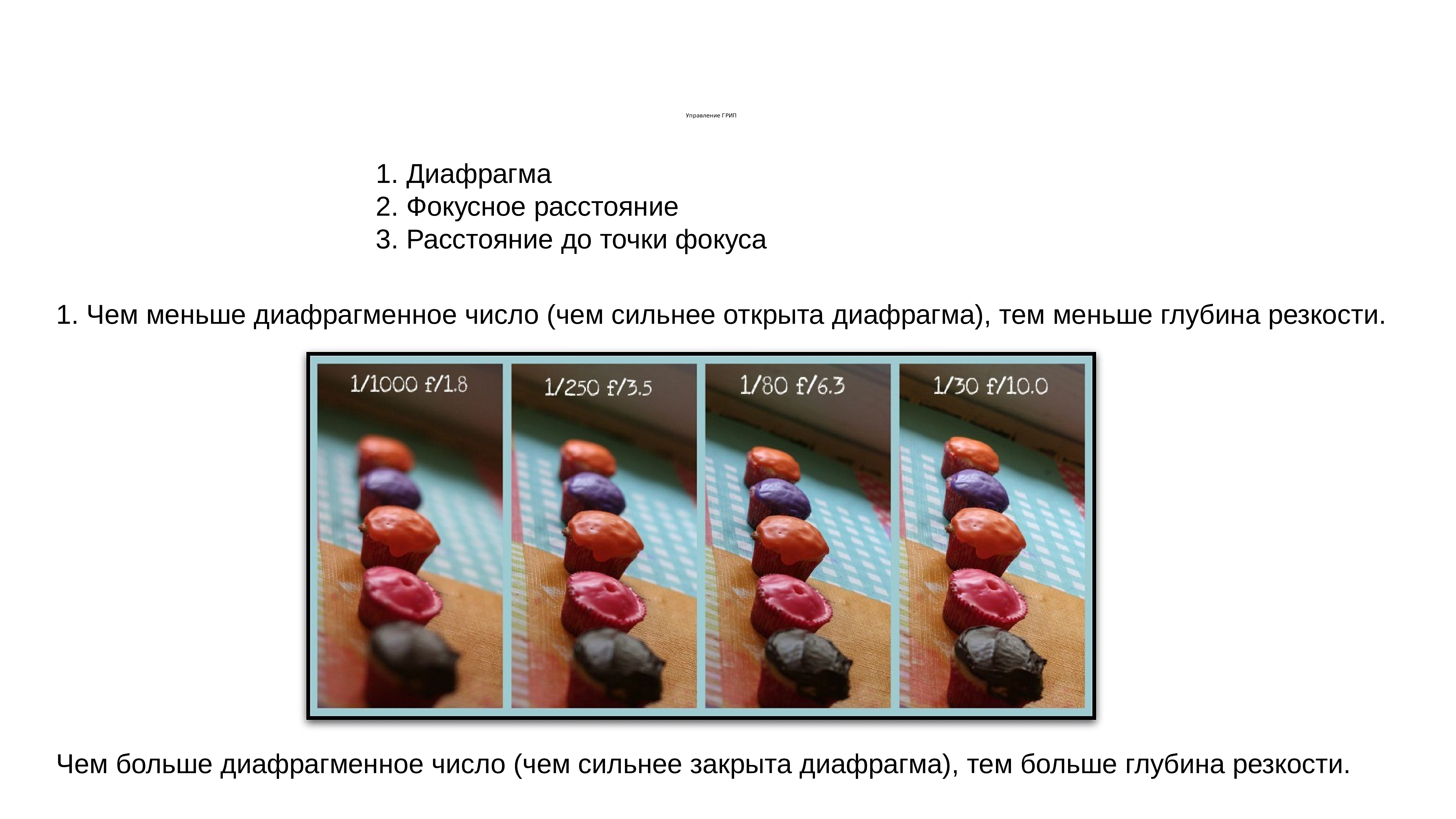 Диафрагма 2. Диафрагма и глубина резкости. Грип и диафрагма. Глубина резкости. Маленькая глубина резкости.