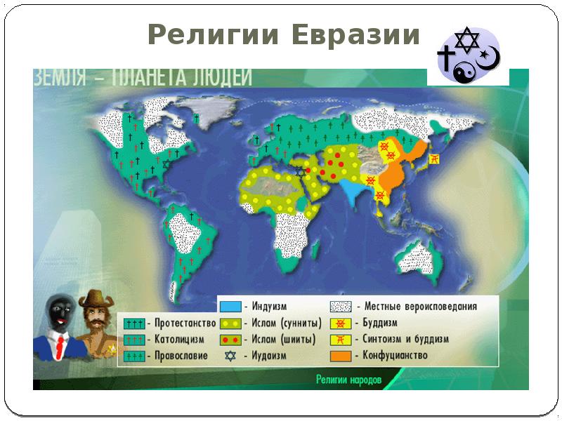 Религиозная карта мира доклад