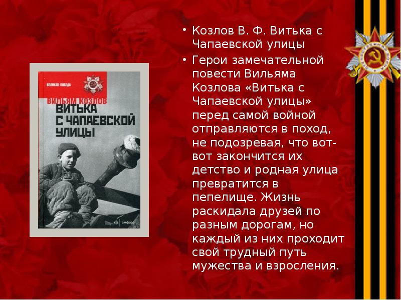 Козлов В. Ф. Витька с Чапаевской улицы Козлов В. Ф. Витька