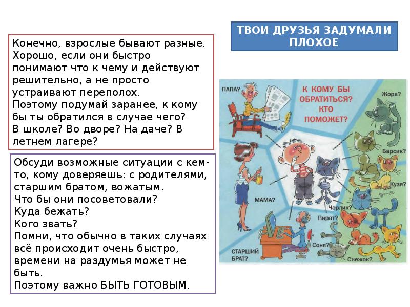 Конечно взрослая. Твои друзья задумали плохое. Что делать если твои друзья задумали плохое Петрановская.