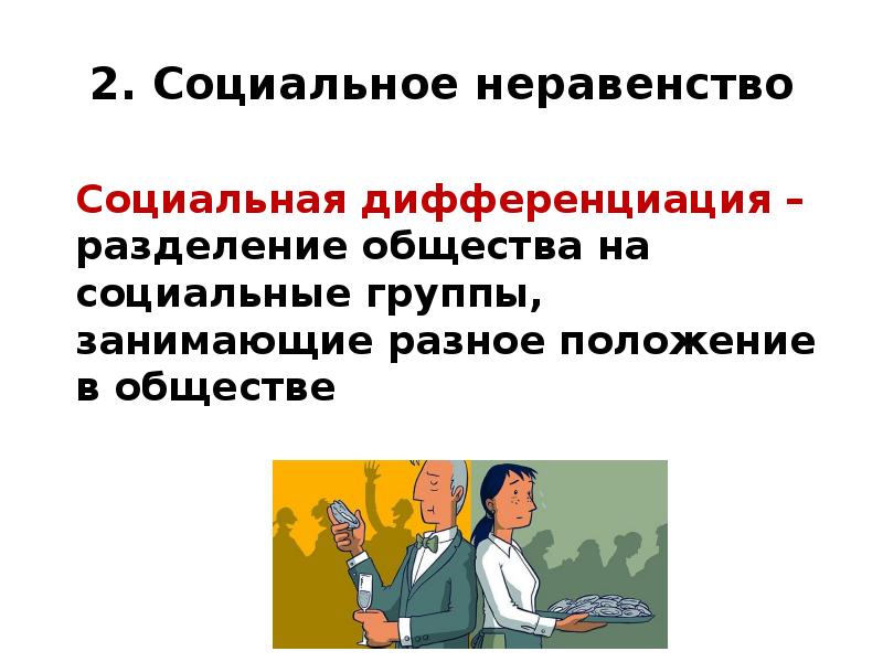 Объективность социального неравенства в современном обществе