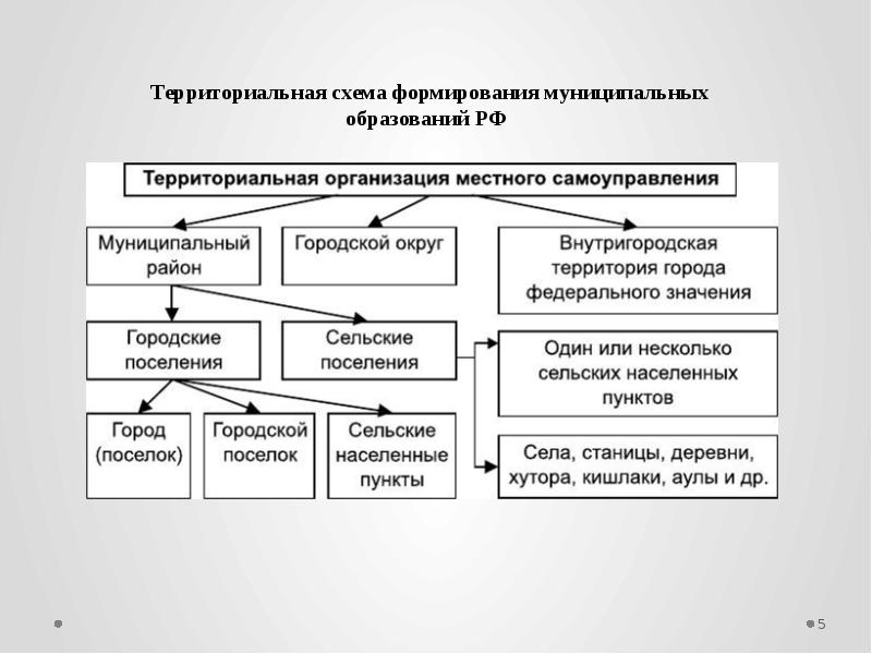 Территориальная организация местного самоуправления в РФ. Организационные модели местного самоуправления в РФ таблица.