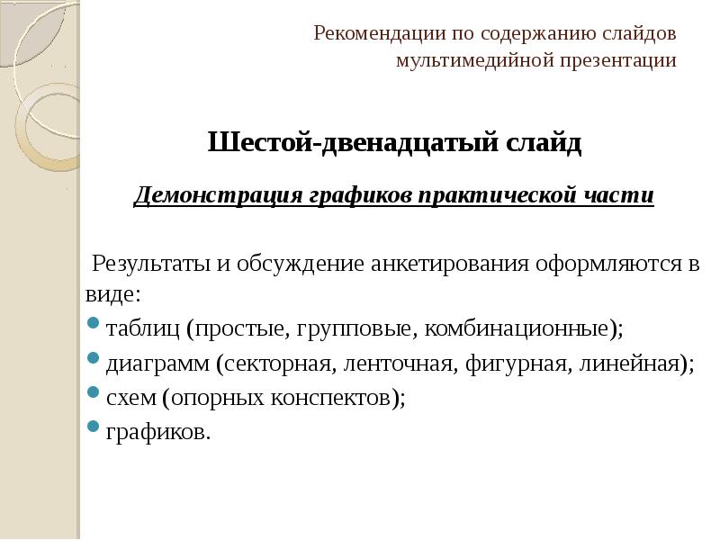 Слайд мультимедийной презентации может содержать