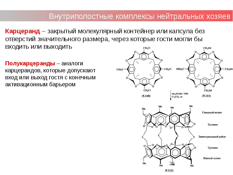 Презентация супрамолекулярная химия