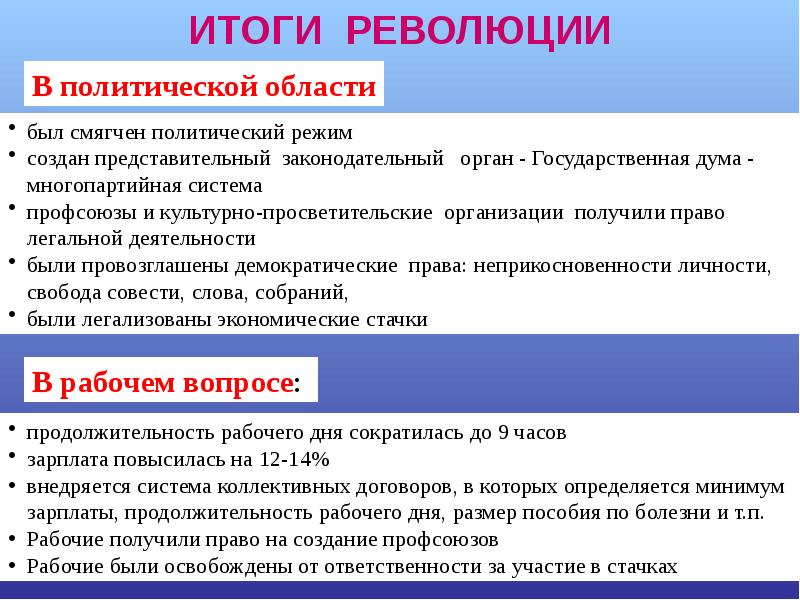 Первая российская революция реформы политической системы презентация