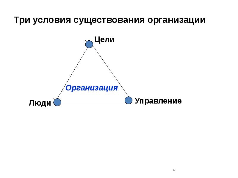 Основные условия проекта