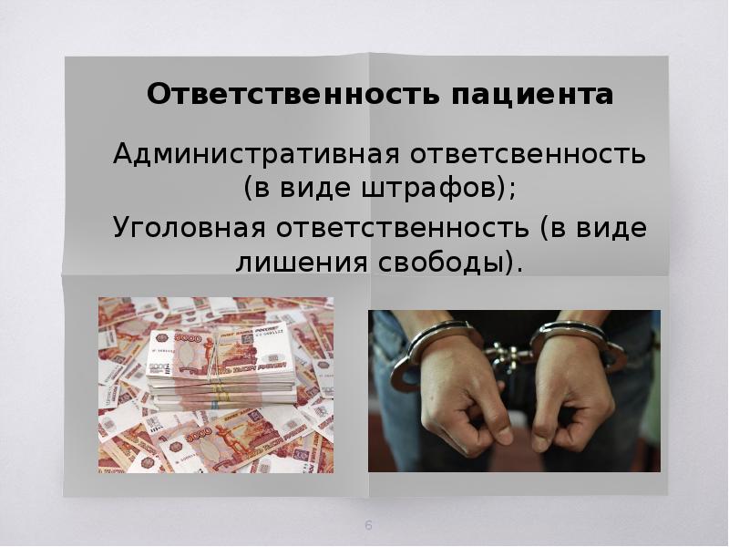 Ответственность пациент