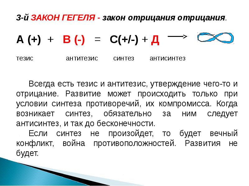 Кто считал что всякое развитие протекает по схеме триады тезис антитезис синтез