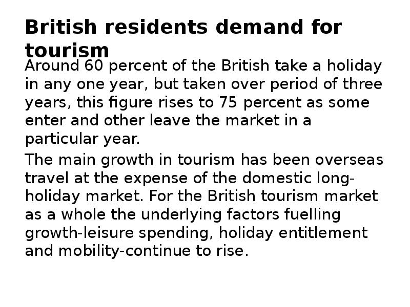 An Introduction to the Tourism Geography of Britain